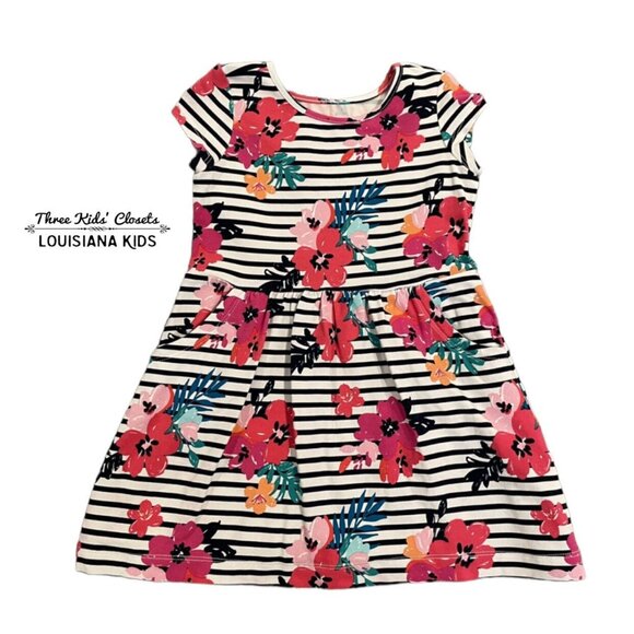 Rumi + Ryder Other - Rumi + Ryder 3T Bold Stripes & Floral Dress